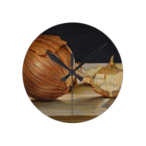 Onion Round Clock