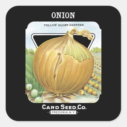Onion Seed Packet Label