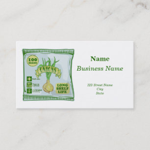 Onion Seeds Business Card