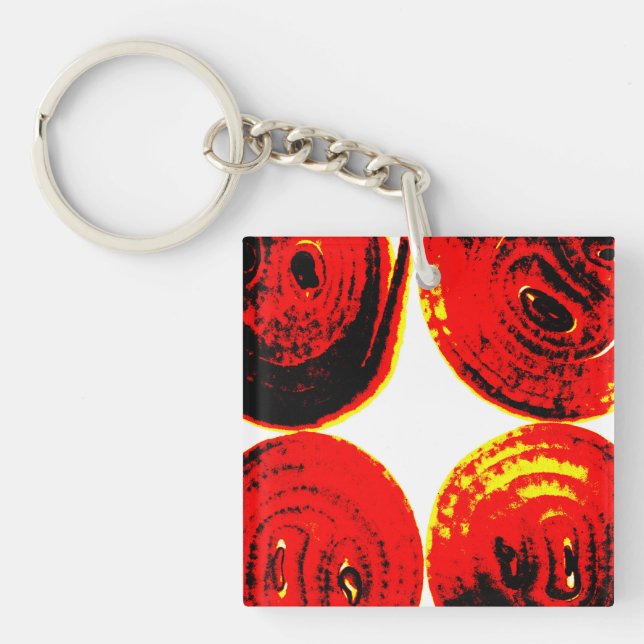 Onion slices keychain (Front)