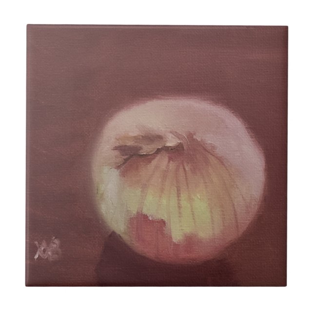 Onion Study Ceramic Tile (Front)