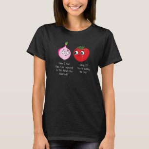 Onion & Tomato Pun Jokes T-Shirt