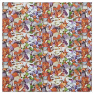 Onions and Bell Peppers Fabric