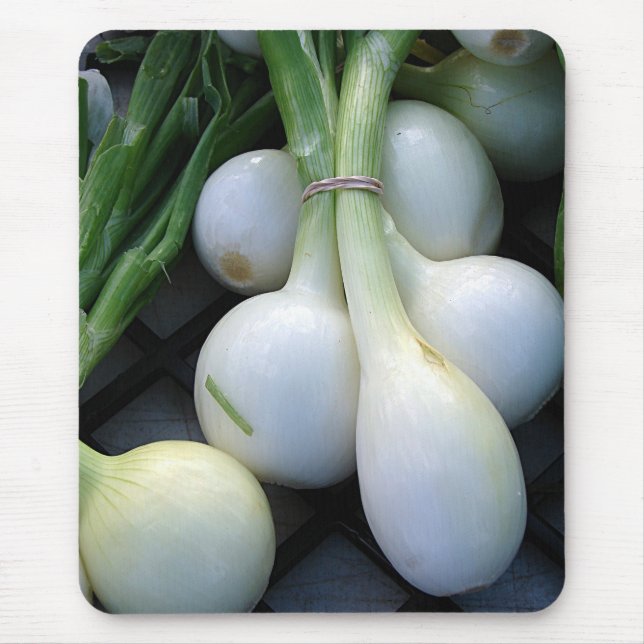 Onions at the Farmer's Market Mouse Pad (Front)