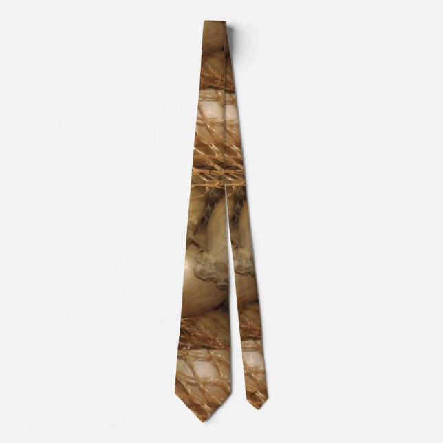 Onions In Net Food Vegetables Spicy Cooking Funny Tie (Front)