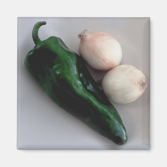 Onions & Pepper Magnet (Front)
