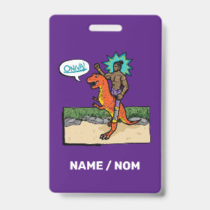 ONIVA! Dino Lutteur Badge