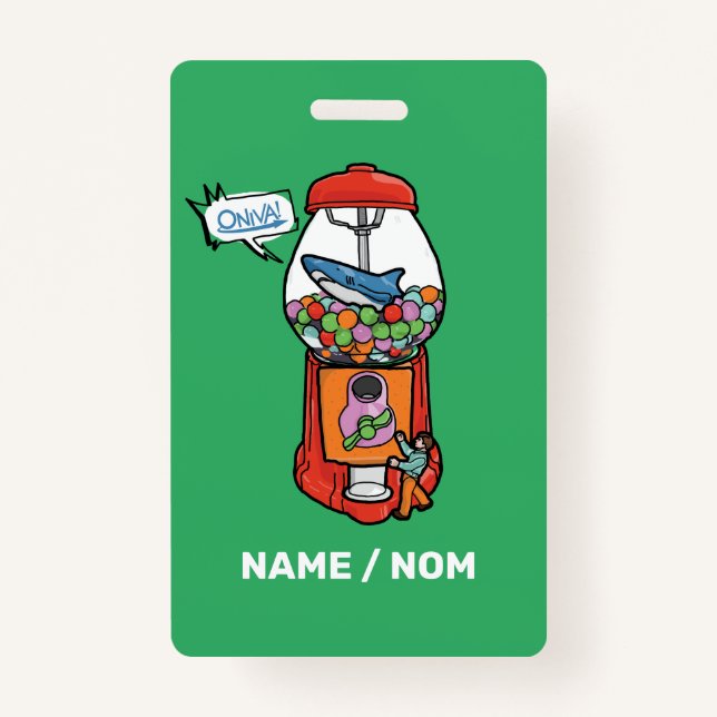 ONIVA! Gomme Balloune Badge (Front)