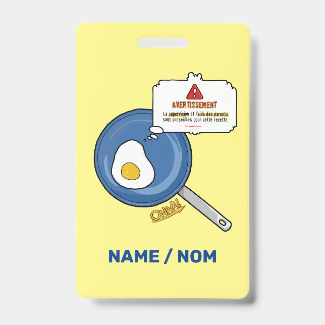 ONIVA! Oeuf Badge (Front)