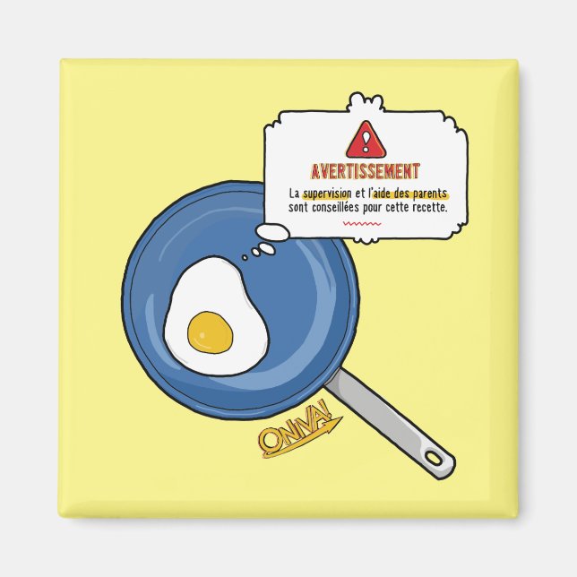 ONIVA! Oeuf Magnet (Front)