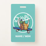 ONIVA! Squelette Viking Badge