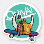 ONIVA! Squelette Viking Sticker