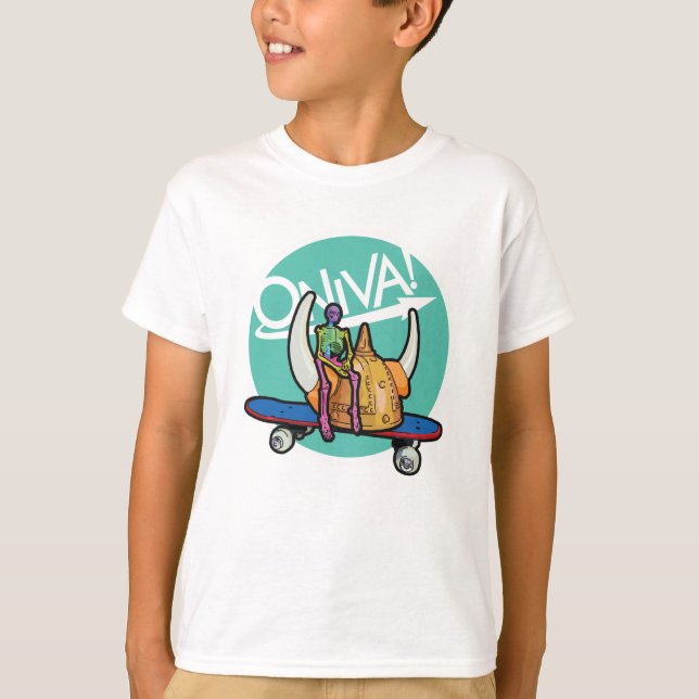 ONIVA! Squelette Viking T-Shirt (Front)