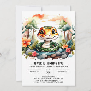 Online Cobra Birthday Invitation