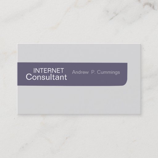Customizable Plain Unique  Modern Unisex Minimal Business Card Template