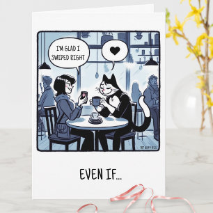 Online Dating Humorous Quote Funny Valentines Day Card