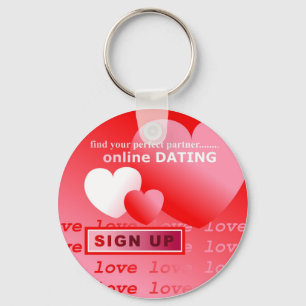 Online Dating Keychain