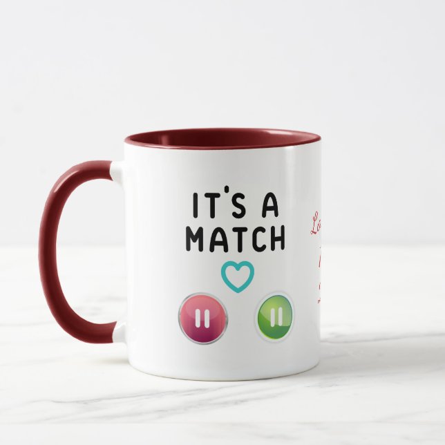 "Online Dating  - You're My Favorite Find!" Mug (Left)