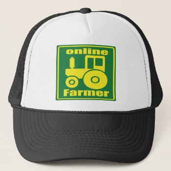 Online Farmer Trucker Hat by toadhunter at Zazzle