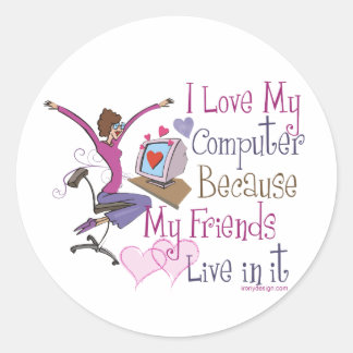 Online Friends Stickers