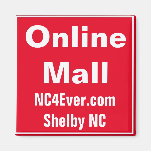 Online Mall magnet (Front)