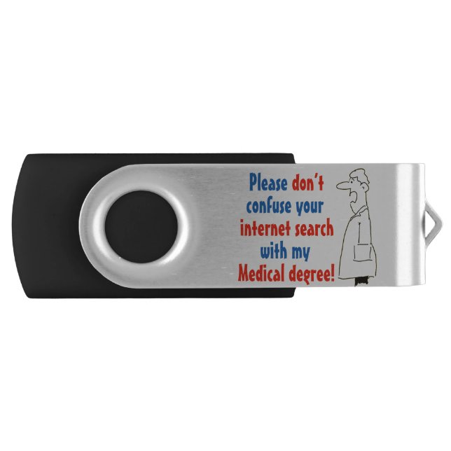 Online Medical Diagnosis and a Qualified Doctor Flash Drive (Front)