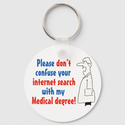 Online Medical Diagnosis and a Qualified Doctor Keychain