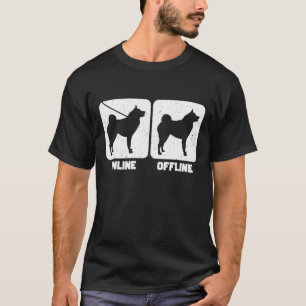 Online Offline Finnish Spitz T-Shirt
