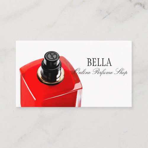 Online Perfume Shop Business Card