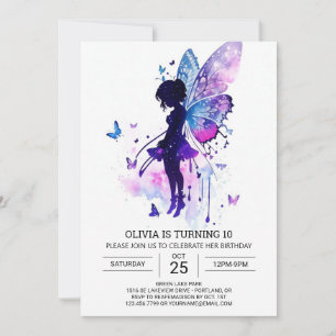Online Princess Ballerina Birthday Magic Invitation
