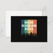 Online Schooling Rocks Home School Life Remote Lea Enclosure Card (Front/Back)