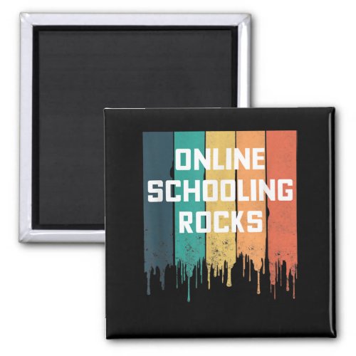Online Schooling Rocks Home School Life Remote Lea Magnet