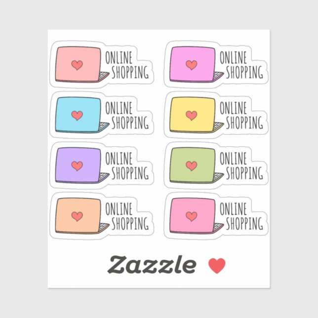 Online Shopping Order Reminder Functional Planner Sticker (Sheet)