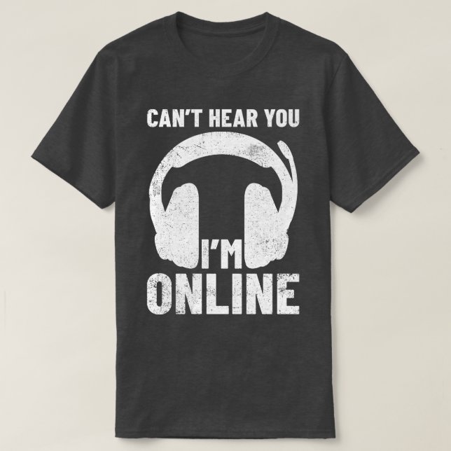 Online Streaming Online Streamer T-Shirt (Design Front)