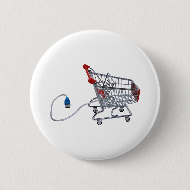 OnlineShopping040909 Pinback Button (Front)