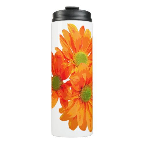 Only 3 Gerbera Blossom  your backgr  ideas Thermal Tumbler