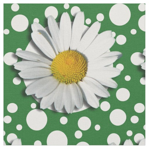 Only a Marguerite Blossom + your backgr. & ideas Fabric