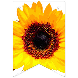 Sunflower Bunting Flags | Zazzle