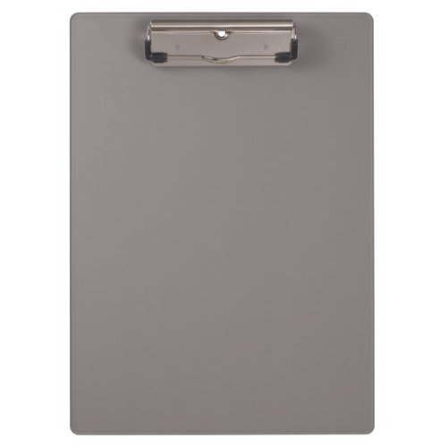Only Aluminum gray solid color Clipboard