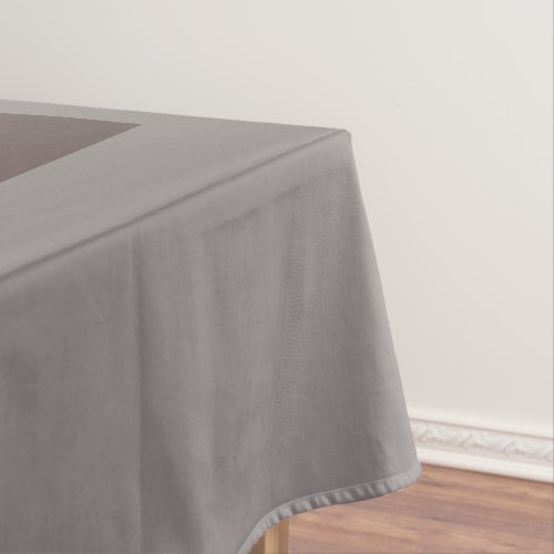 Only Aluminum gray solid color OSCB40 Tablecloth