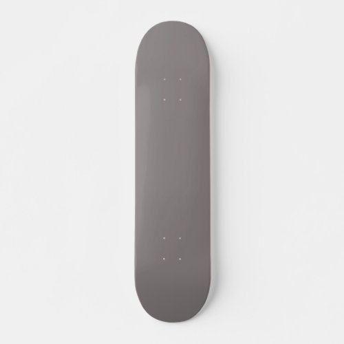 Only aluminum gray stylish solid color OSCB40 Skateboard Deck