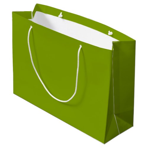 Only apple green cool rustic solid color OSCB43 Large Gift Bag