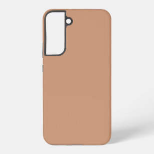 Only beige tan cool solid OSCB38 Samsung Galaxy S22+ Case