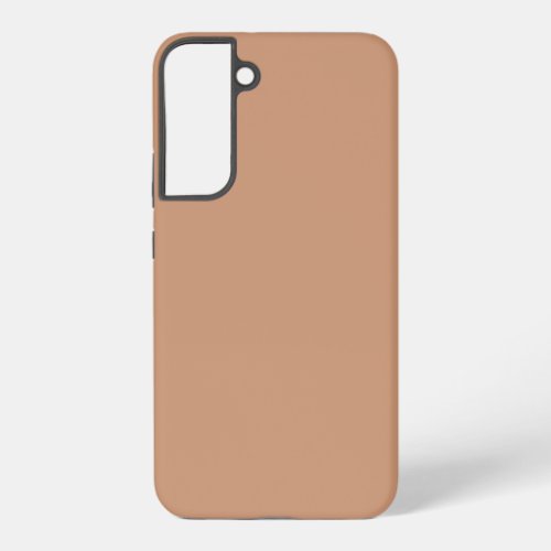 Only beige tan cool solid OSCB38 Samsung Galaxy S22 Case