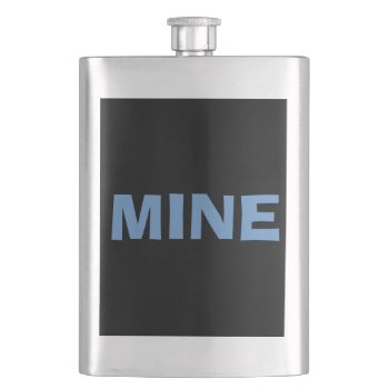Only Black Cool Solid Color Classic Oscb18 Flask by HEViFineArt at Zazzle