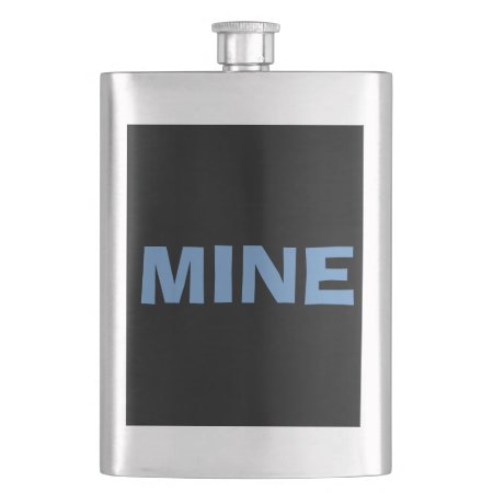 Only Black Cool Solid Color Classic Oscb18 Flask