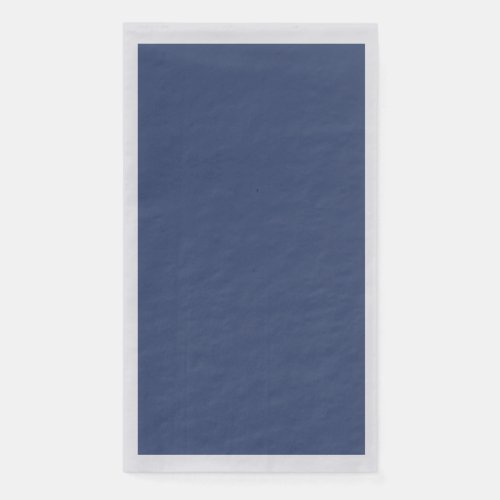Only blue steel cool solid color OSCB36 Paper Guest Towels