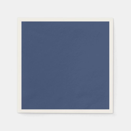 Only blue steel cool solid color OSCB36 Paper Napkins