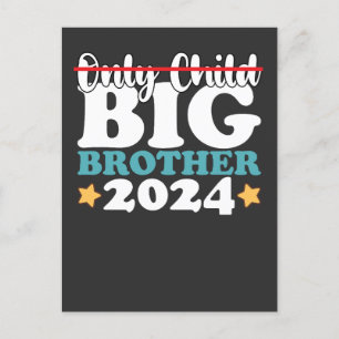Only Child Big Brother 2024 Promoted To Invitation Postcard