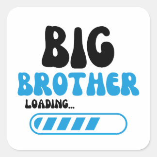 Only Child Big Brother 2024 Square Sticker